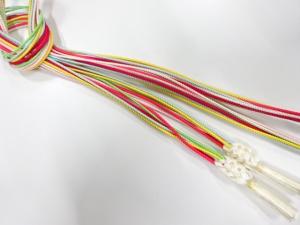 未使用品　正絹　手組帯締め
